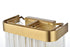 Elegant Lighting Harlow 1 Light Wall Sconce W9 Inch S4.7 Inch H9 Inch L1 Satin Gold in Satin Gold and Clear Finish Model: 1070W9SG