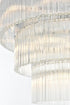 Elegant Lighting Harlow 18 Light Pendant D32 Inch H24 Inch L18 Chrome in Chrome and Clear Finish Model: 1070G32C