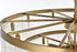 Elegant Lighting Harlow 28 Light Pendant D40 Inch H31 Inch L28 Satin Gold in Satin Gold and Clear Finish Model: 1070G40SG