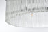Elegant Lighting Harlow 6 Light Pendant D24 Inch H9 Inch L6 Black in Black and Clear Finish Model: 1070D24BK