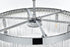 Elegant Lighting Harlow 6 Light Pendant D24 Inch H9 Inch L6 Chrome in Chrome and Clear Finish Model: 1070D24C