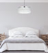 Elegant Lighting Harlow 6 Light Pendant D24 Inch H9 Inch L6 Chrome in Chrome and Clear Finish Model: 1070D24C