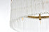 Elegant Lighting Harlow 6 Light Pendant D24 Inch H9 Inch L6 Satin Gold in Satin Gold and Clear Finish Model: 1070D24SG