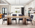 Elegant Lighting Harlow 6 Light Pendant L49 Inch 8 Inch H9 Inch L6 Chrome in Chrome and Clear Finish Model: 1070G49C