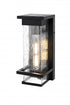 Elegant Lighting Harper 7 inch Outdoor Pendant in Black Model: OD367W12BK