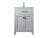 Elegant Lighting Harrison 24 Inch Single Bathroom Vanity in Grey Model: VF28824GR