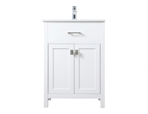 Elegant Lighting Harrison 24 Inch Single Bathroom Vanity in Grey Model: VF28824GR