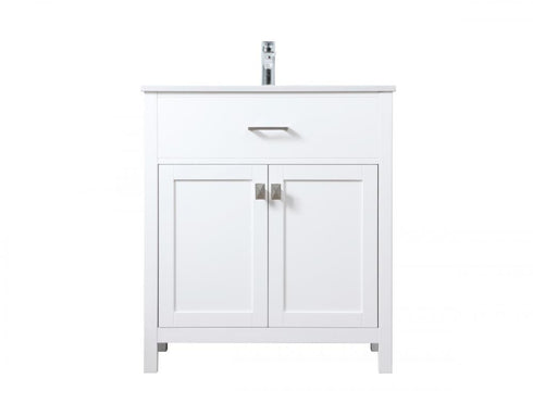 Elegant Lighting Harrison 30 Inch Single Bathroom Vanity in Grey Model: VF28830GR