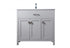 Elegant Lighting Harrison 36 Inch Single Bathroom Vanity in Grey Model: VF28836GR