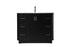 Elegant Lighting Hayes 42 Inch Single Bathroom Vanity in Black Model: VF19642BK