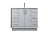 Elegant Lighting Hayes 42 Inch Single Bathroom Vanity in Black Model: VF19642BK