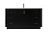 Elegant Lighting Hayes 60 Inch Single Bathroom Vanity in Black Model: VF19660BK