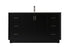 Elegant Lighting Hayes 60 Inch Single Bathroom Vanity in Black Model: VF19660BK