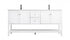 Elegant Lighting Heath 72 Inch Double Bathroom Vanity in Grey Model: VF22272DGR