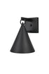 Elegant Lighting Hendrix 1 Light Wall Sconce W8 Inch xH11 Inch xE9.5 Inch in Black Model: OD806W11BK