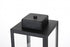 Elegant Lighting Hilton 7 inch Outdoor Pendant in Black Model: OD330P19BK