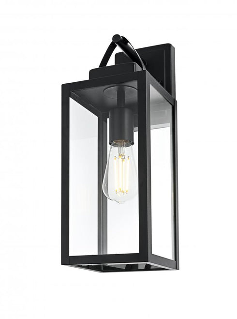 Elegant Lighting Hilton 7 inch Outdoor Pendant in Black Model: OD330W18BK