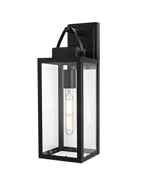 Elegant Lighting Hilton 7 inch Outdoor Pendant in Black Model: OD330W18BK