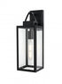 Elegant Lighting Hilton 7 inch Outdoor Pendant in Black Model: OD330W18BK