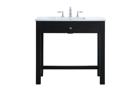 Elegant Lighting Hudson 36 Inch Ada Compliant Bathroom Vanity in Grey Model: VF14836GR