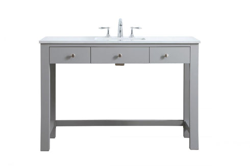 Elegant Lighting Hudson 48 Inch Ada Compliant Bathroom Vanity in Grey Model: VF14848GR