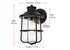 Elegant Lighting Huxley 1 Light Wall Sconce W7 Inch xH11.5 Inch xE8 Inch in Black Model: OD808W12BK