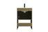 Elegant Lighting Ira Vanity Cabinet 2Dr W24 Inch xD19 Inch xH34 Inch in Chestnut Brown Model: VF25224MCB