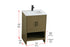 Elegant Lighting Ira Vanity Cabinet 2Dr W24 Inch xD19 Inch xH34 Inch in Chestnut Brown Model: VF25224MCB