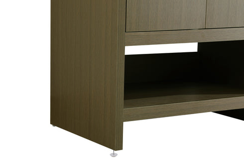 Elegant Lighting Ira Vanity Cabinet 2Dr W24 Inch xD19 Inch xH34 Inch in Chestnut Brown Model: VF25224MCB