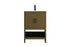 Elegant Lighting Ira Vanity Cabinet 2Dr W24 Inch xD19 Inch xH34 Inch in Chestnut Brown Model: VF25224MCB