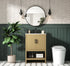 Elegant Lighting Ira Vanity Cabinet 2Dr W24 Inch xD19 Inch xH34 Inch in Honey Brown Model: VF25224MHB