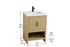 Elegant Lighting Ira Vanity Cabinet 2Dr W24 Inch xD19 Inch xH34 Inch in Honey Brown Model: VF25224MHB