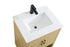 Elegant Lighting Ira Vanity Cabinet 2Dr W24 Inch xD19 Inch xH34 Inch in Honey Brown Model: VF25224MHB