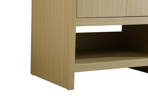 Elegant Lighting Ira Vanity Cabinet 2Dr W24 Inch xD19 Inch xH34 Inch in Honey Brown Model: VF25224MHB