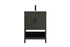 Elegant Lighting Ira Vanity Cabinet 2Dr W24 Inch xD19 Inch xH34 Inch in Mocha Brown Model: VF25224MMB
