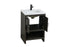Elegant Lighting Ira Vanity Cabinet 2Dr W24 Inch xD19 Inch xH34 Inch in Mocha Brown Model: VF25224MMB