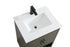 Elegant Lighting Ira Vanity Cabinet 2Dr W24 Inch xD19 Inch xH34 Inch in Mocha Brown Model: VF25224MMB