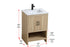 Elegant Lighting Ira Vanity Cabinet 2Dr W24 Inch xD19 Inch xH34 Inch MW in Mango Wood Finish Model: VF25224MW