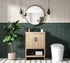 Elegant Lighting Ira Vanity Cabinet 2Dr W24 Inch xD19 Inch xH34 Inch MW in Mango Wood Finish Model: VF25224MW