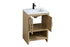 Elegant Lighting Ira Vanity Cabinet 2Dr W24 Inch xD19 Inch xH34 Inch MW in Mango Wood Finish Model: VF25224MW