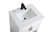 Elegant Lighting Ira Vanity Cabinet 2Dr W24 Inch xD19 Inch xH34 Inch WH in White Finish Model: VF25224MWH