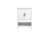 Elegant Lighting Ira Vanity Cabinet 2Dr W24 Inch xD19 Inch xH34 Inch WH in White Finish Model: VF25224MWH