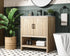 Elegant Lighting Ira Vanity Cabinet 2Dr W30 Inch x D19 Inch x H34 Inch MW in Mango Wood Finish Model: VF25230MW
