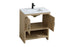 Elegant Lighting Ira Vanity Cabinet 2Dr W30 Inch x D19 Inch x H34 Inch MW in Mango Wood Finish Model: VF25230MW
