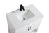 Elegant Lighting Ira Vanity Cabinet 2Dr W30 Inch x D19 Inch x H34 Inch WH in White Finish Model: VF25230MWH