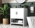 Elegant Lighting Ira Vanity Cabinet 2Dr W30 Inch x D19 Inch x H34 Inch WH in White Finish Model: VF25230MWH