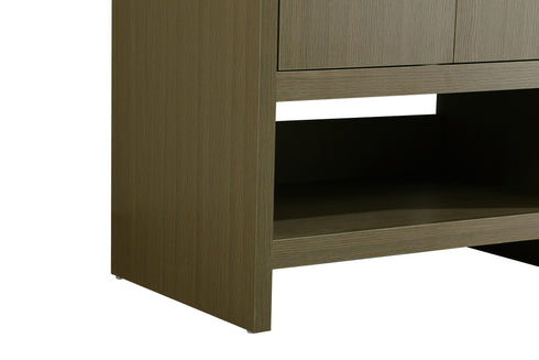 Elegant Lighting Ira Vanity Cabinet 2Dr W30 Inch xD19 Inch xH34 Inch in Chestnut Brown Model: VF25230MCB