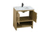 Elegant Lighting Ira Vanity Cabinet 2Dr W30 Inch xD19 Inch xH34 Inch in Honey Brown Model: VF25230MHB