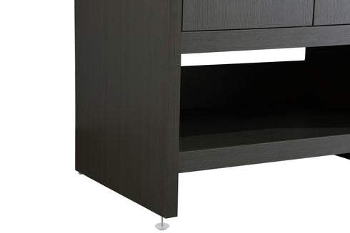 Elegant Lighting Ira Vanity Cabinet 2Dr W30 Inch xD19 Inch xH34 Inch in Mocha Brown Model: VF25230MMB