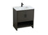 Elegant Lighting Ira Vanity Cabinet 2Dr W30 Inch xD19 Inch xH34 Inch in Mocha Brown Model: VF25230MMB